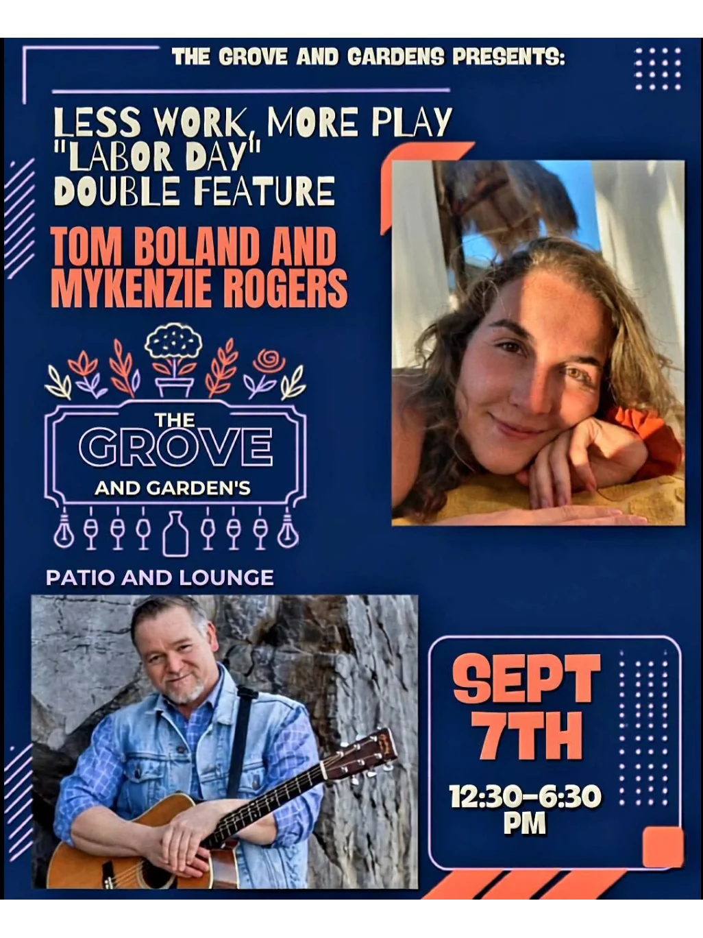 Less Work, More Play "Labor Day" Double Feature: Tom Boland and Mykenzie Rogers