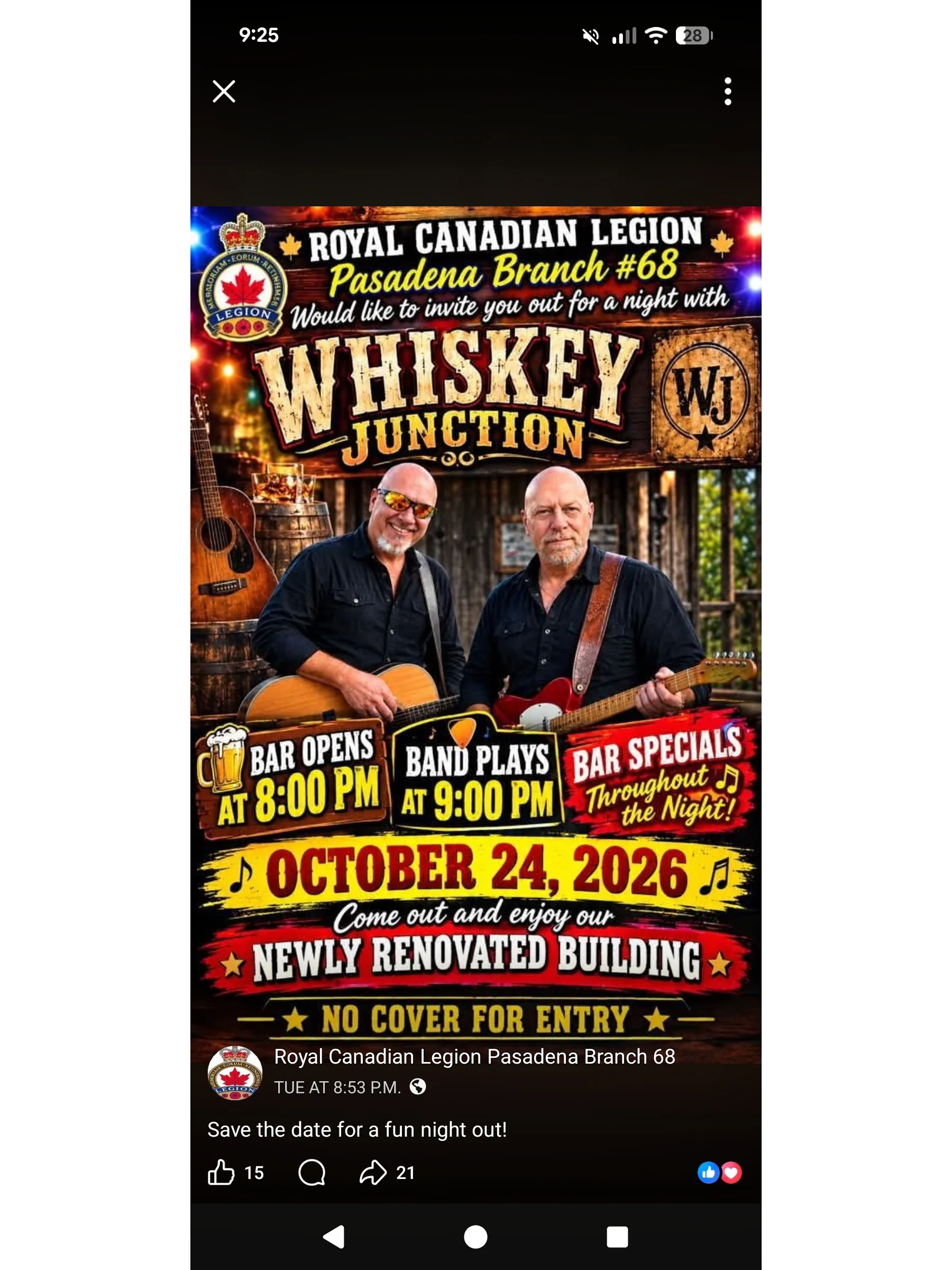 A Night with Whiskey Junction