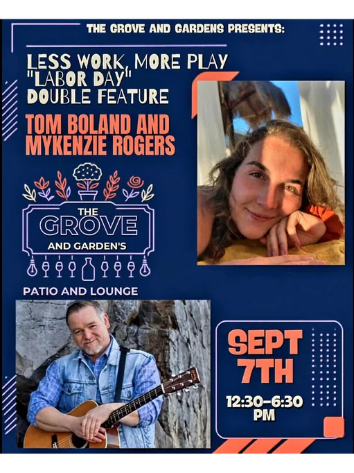Less Work, More Play "Labor Day" Double Feature: Tom Boland and Mykenzie Rogers