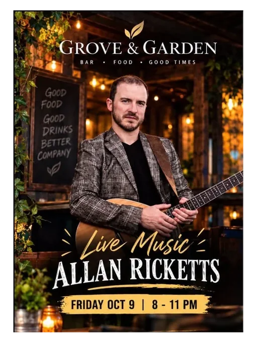 Live Music: Allan Ricketts