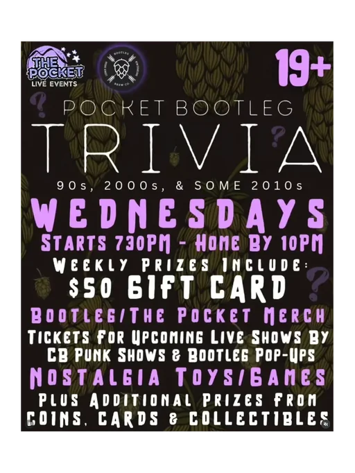 Pocket Bootleg Trivia
